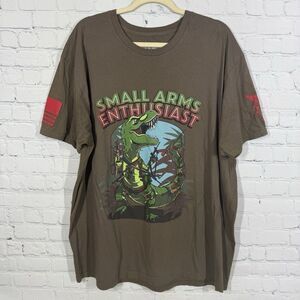 We The People T-Shirt Holsters Small Arms Enthusiast Men Size XXL Brown Graphic